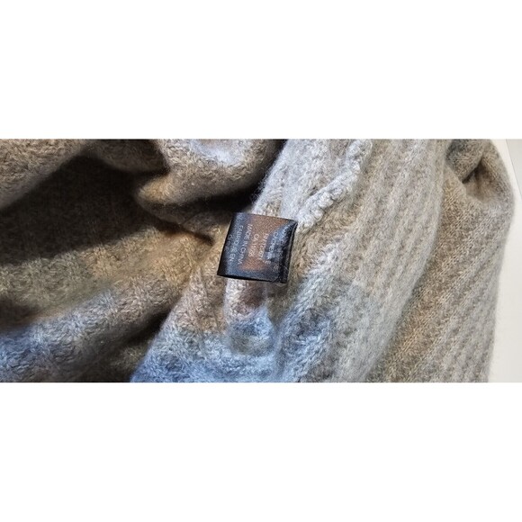 360 Cashmere 100% Cashmere Grey Open Drape Front Sweater Women’s S - Picture 4 of 4